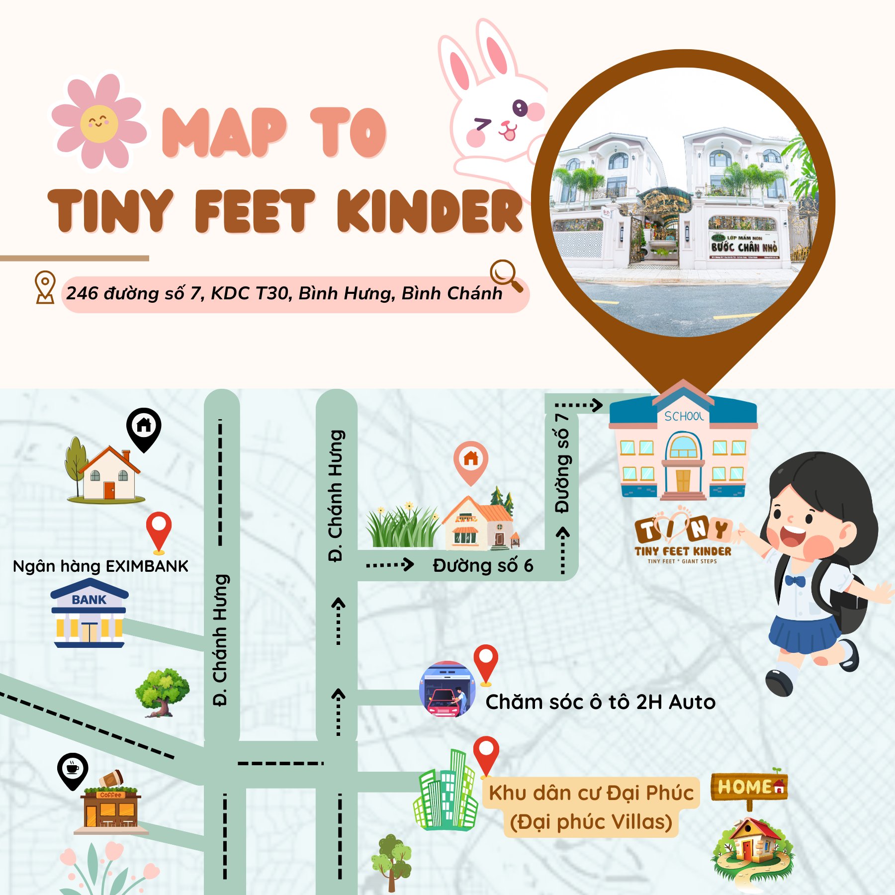 ĐƯỜNG ĐẾN TINY FEET KINDER - MỞ RA THẾ GIỚI MỚI CHO CON